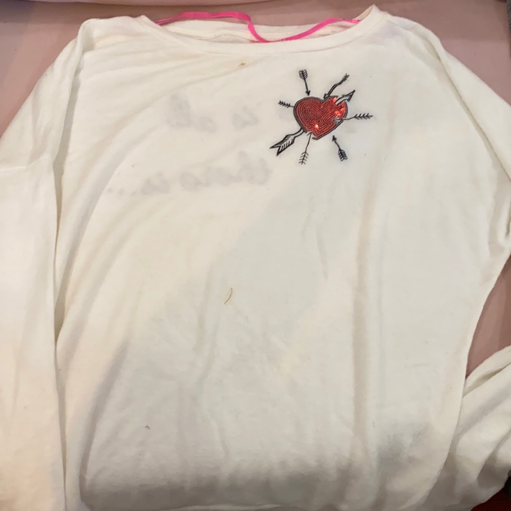 Sweater with heart